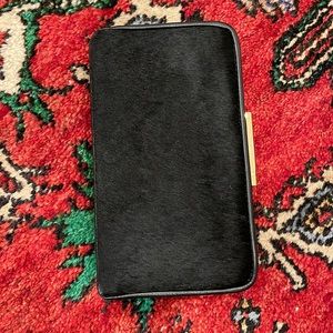 Clutch, faux fur finish/Hyde, great for parties,